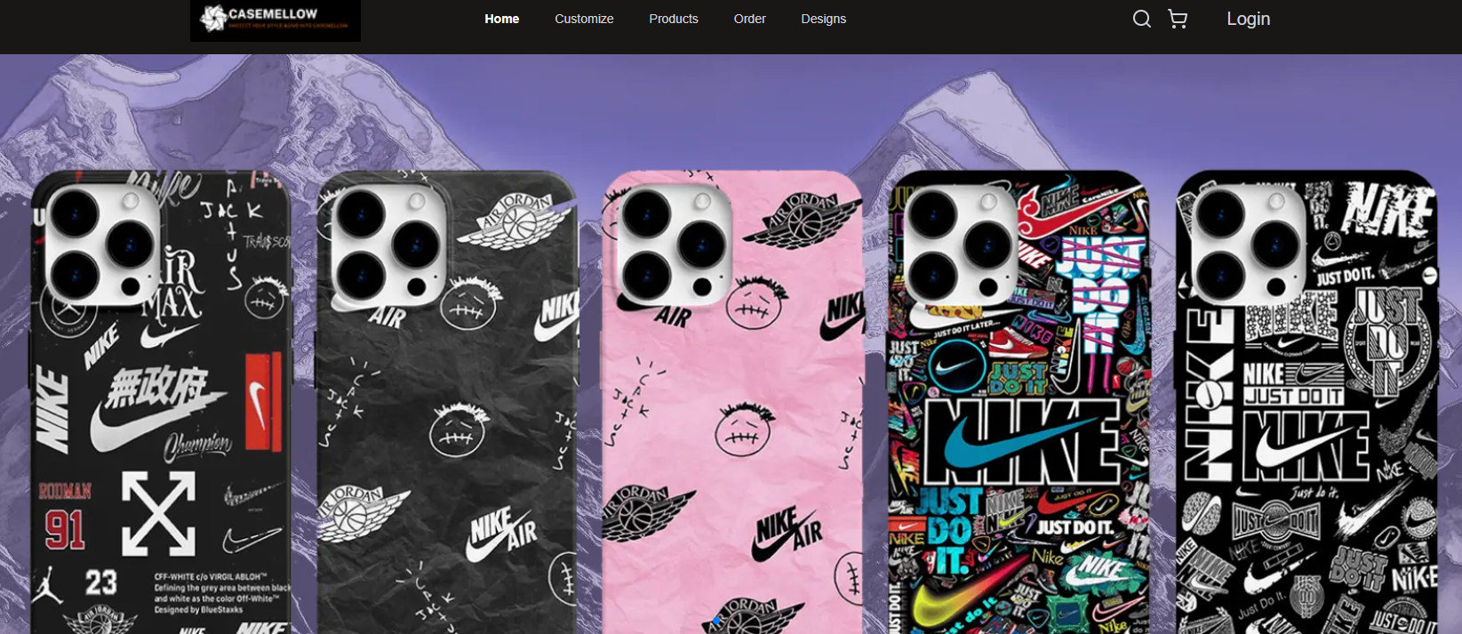 Casemellow (E-commerce with mock-ups)